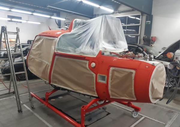Helicopter Lackierung