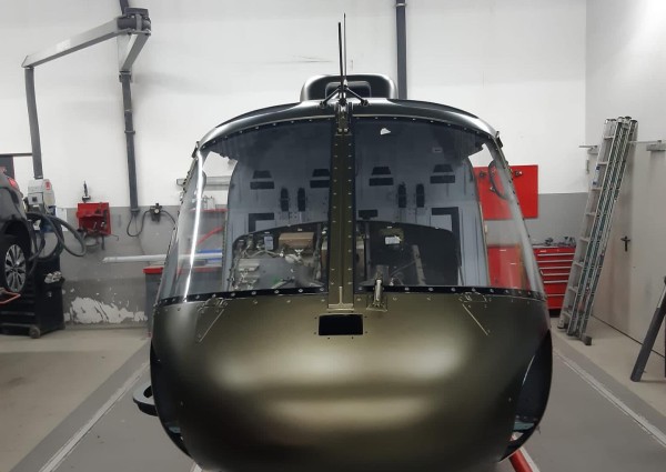 Neulackierung Helicopter