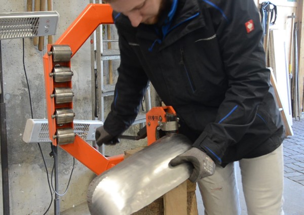 Handgefertigte Traktorhaube