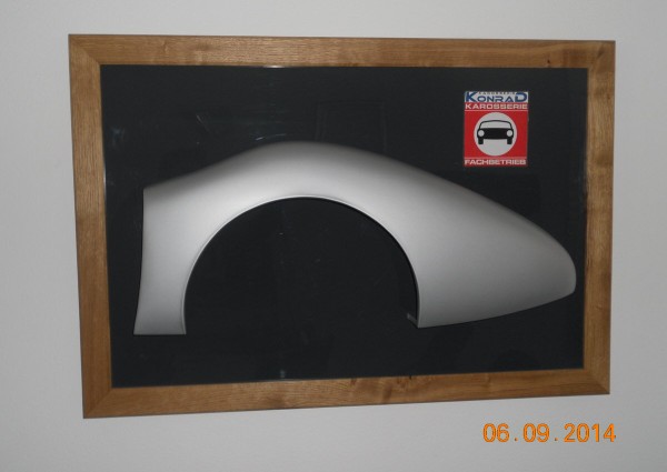 Karosserie Nachbau Jaguar Kotflügel von Karosserie Konrad