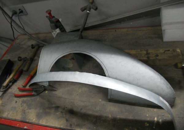 Karosserie Nachbau Jaguar Kotflügel von Karosserie Konrad