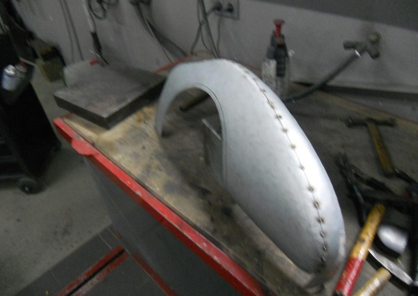 Karosserie Nachbau Jaguar Kotflügel von Karosserie Konrad