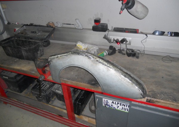 Karosserie Nachbau Jaguar Kotflügel von Karosserie Konrad